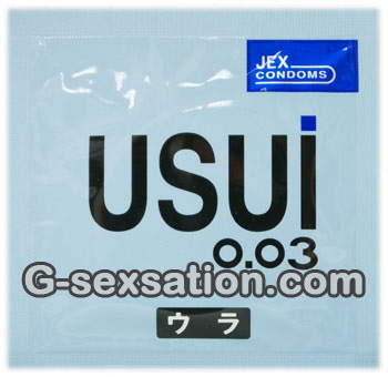 Jex USUI  0.03 超薄超潤滑安全套 1片裝