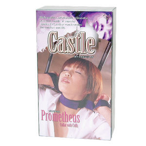 Castle Prometheus頸套+手銬(粉紅色)