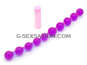 Hip Hole Beads Big 喝采後庭拉珠大碼(紫色)