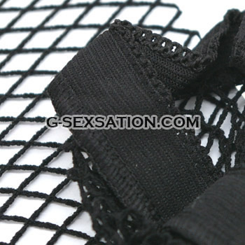 MM9015 - 性感超大格魚網襪褲(黑色)