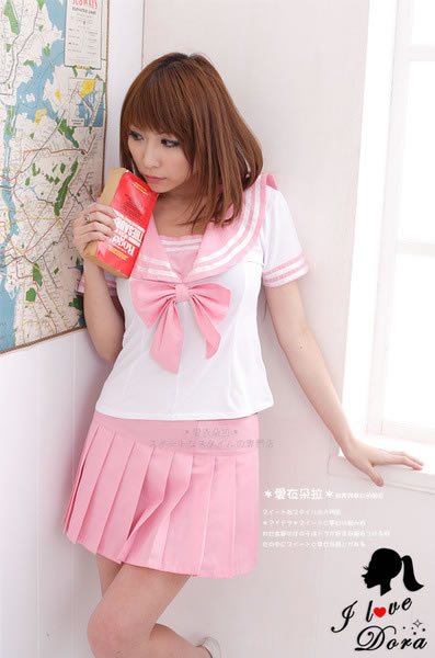 紅粉完美學生服-長版 CF6061L