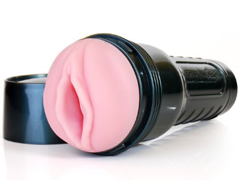 Vibro 電筒罐震動自慰器 - 粉紅陰部旋風型