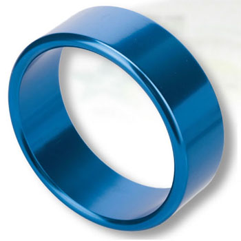 Metallic Ring(L) 合金持久環5cm(閃燿藍色)