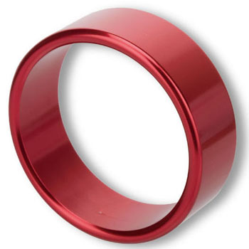 Metallic Ring(M) 合金持久環4.5cm(閃燿紅色)