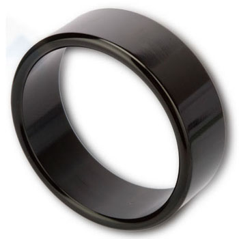 Metallic Ring(M) 合金持久環4.5cm(閃燿黑色)