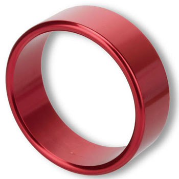 Metallic Ring(S) 合金持久環4cm(閃燿紅色)