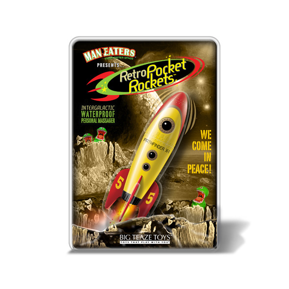 Retro Pocket Rocket 復古小火箭(黃色)