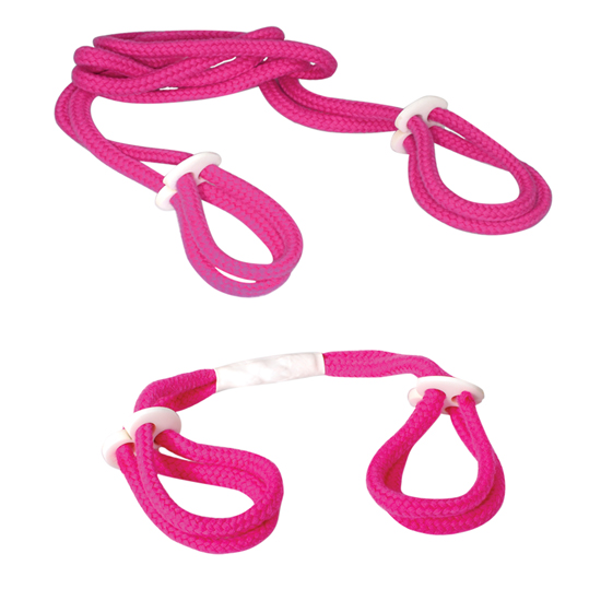 Light Pink Rope Cuff Set 3939-00