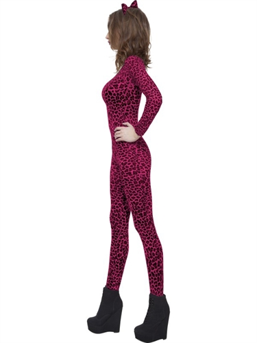 Leopard Print Pink Bodysuit (FV-26807)