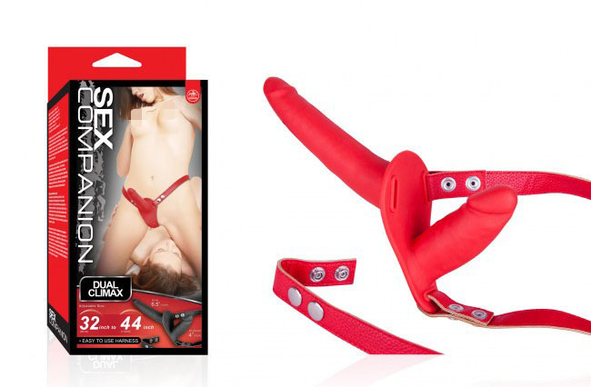 Sex Companion 伴侶誘惑-雙頭穿戴陽具(紅色)
