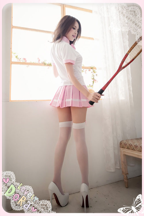 嬌俏模樣-日系高校學生服(粉紅) CF6318