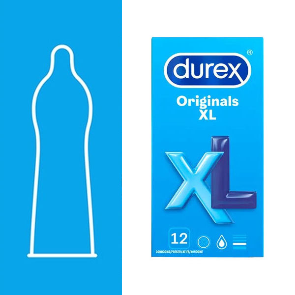 Durex XL Power Condom 大碼安全套-12片裝