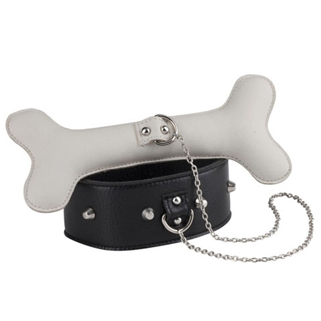 Ultimate Bondage Doggy Collar With A Soft Bone 終極束縛軟狗骨領帶