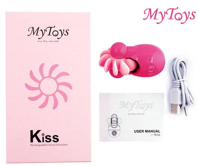 MyToys Kiss Rechargeable Oral Sex Massager (Lavender) 迷你舌頭模擬器(紫)
