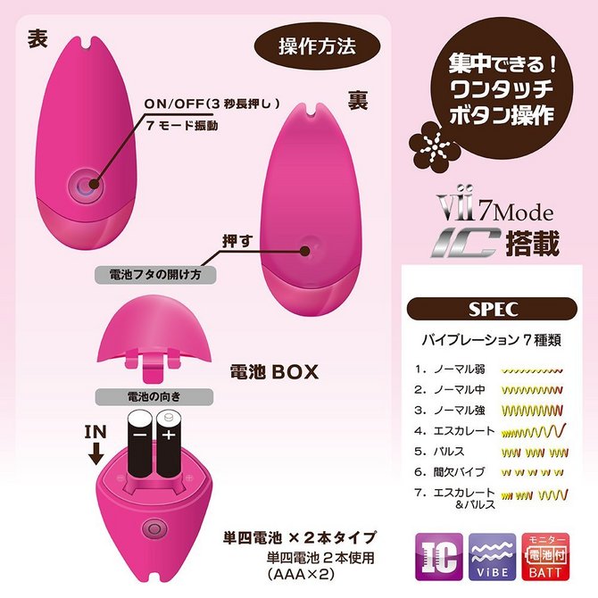 日本 Toys Heart Tsubomi Clitoral Vibrator 花蕾陰蒂震動器