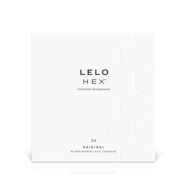 Lelo HEX 六角形結構安全套 36片盒裝