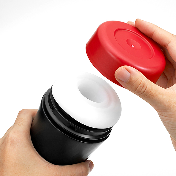 Tenga - Air-Tech Twist Reusable Vacuum Cup Tickle 空壓絞曲杯-紅色刺激款