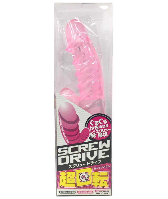 Screw Drive Vibrator Pink 螺桿驅動震動器(粉紅)