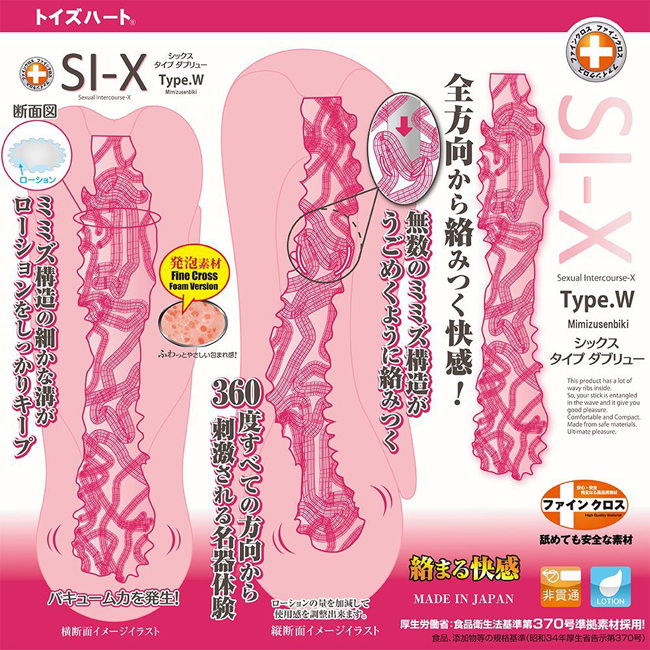 SI-X Type W Onahole 千匹蠕動自慰器
