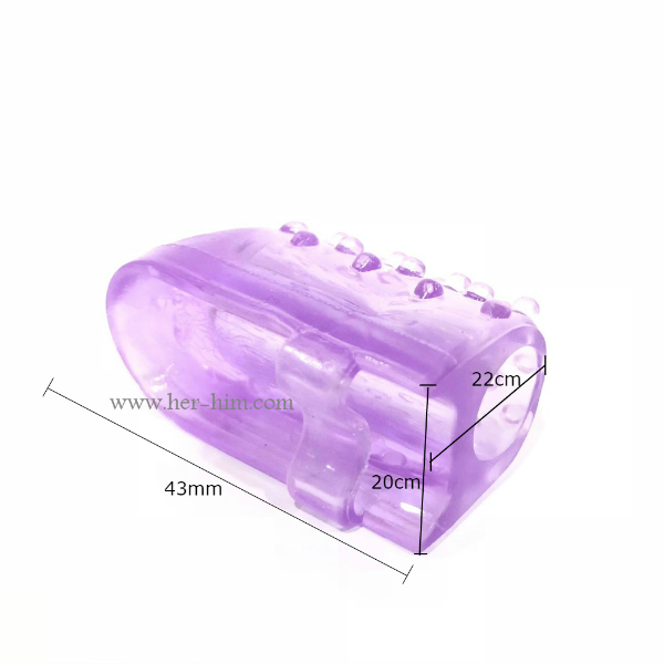 Simple Finger Stimulation Sleeve 簡易手指刺激套(紫色)