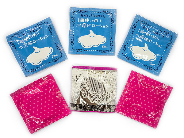 Japan Medical Raffine 3 Condoms & 3 Lotions 安全套 x3片 & 潤滑液5ml x3
