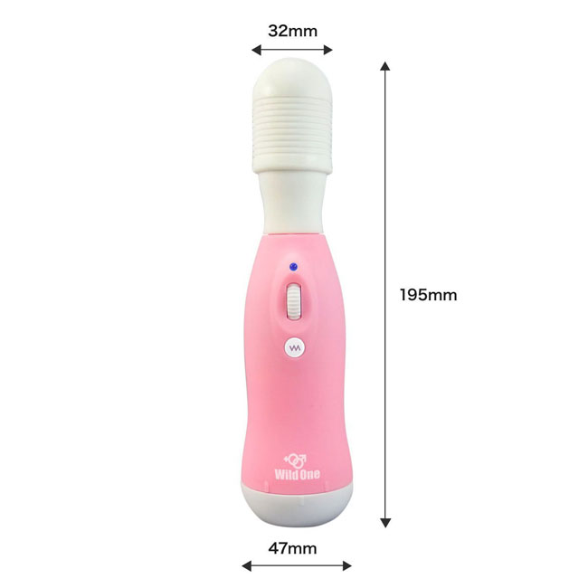 Pink Denma 1 Plus Massager Vibrator 絕對高潮AV棒 1 Plus 31mm 2707