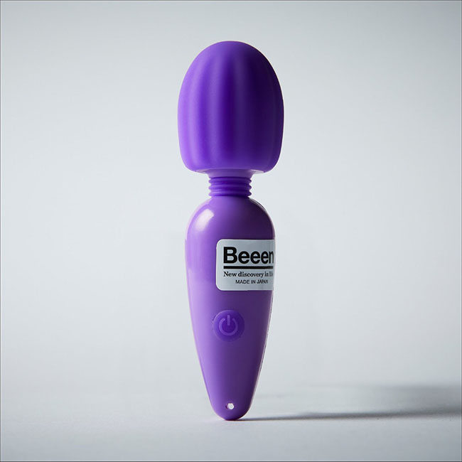 Beeen Massager Vibrator 迷你充電AV棒(紫)