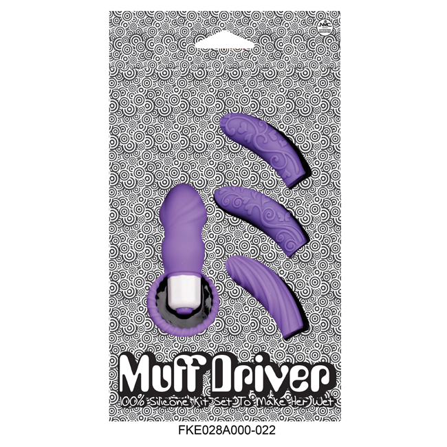 Muff Driver Vibrator Kit Set Purple G點震動器+手指套 28A000-022