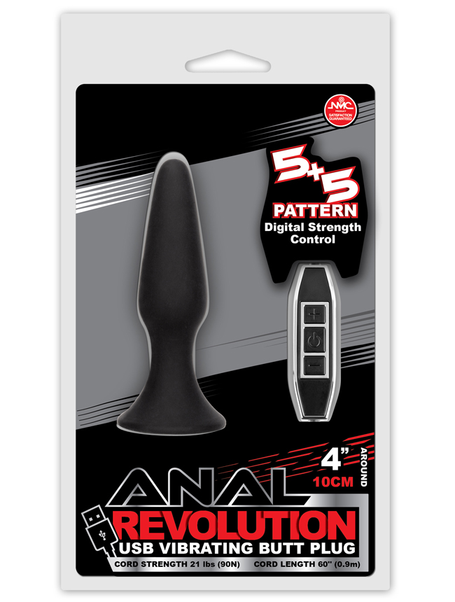 Anal Revolution Butt Plug 肛門革命震動器(黑) 2A00-010
