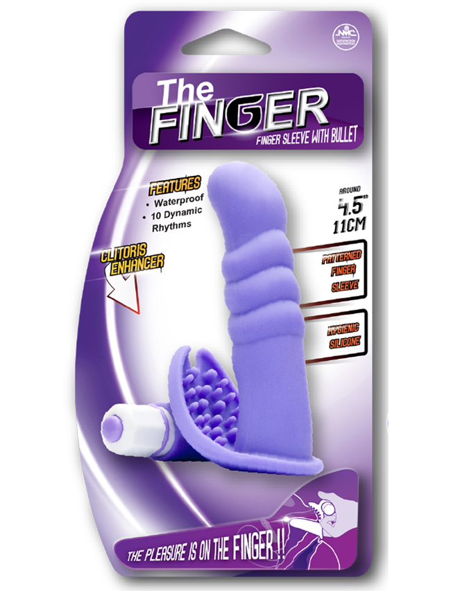 The Finger Stimulator 手指G點震動器(紫) 6A00-022