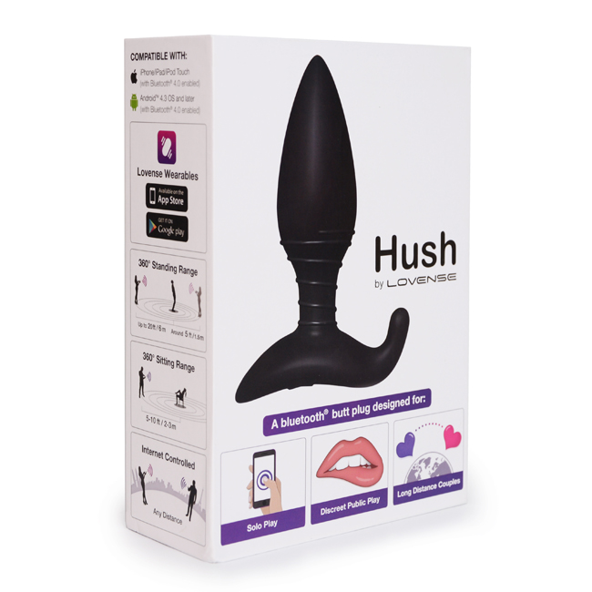 Lovense Hush Butt Plug 肛塞震動器 3.8cm (0686)