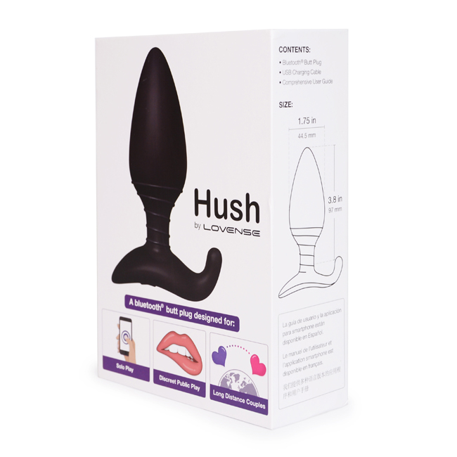 Lovense Hush Butt Plug 肛塞震動器 4.45cm (0693)