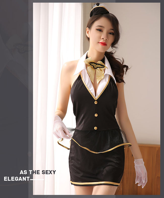 Sweetheart Flight Attendant Costume 時尚甜心-空姐制服套裝 FX7929