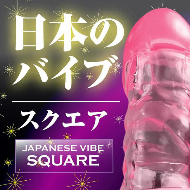 Japanese Vibe Square 日本活塞震動棒-黑