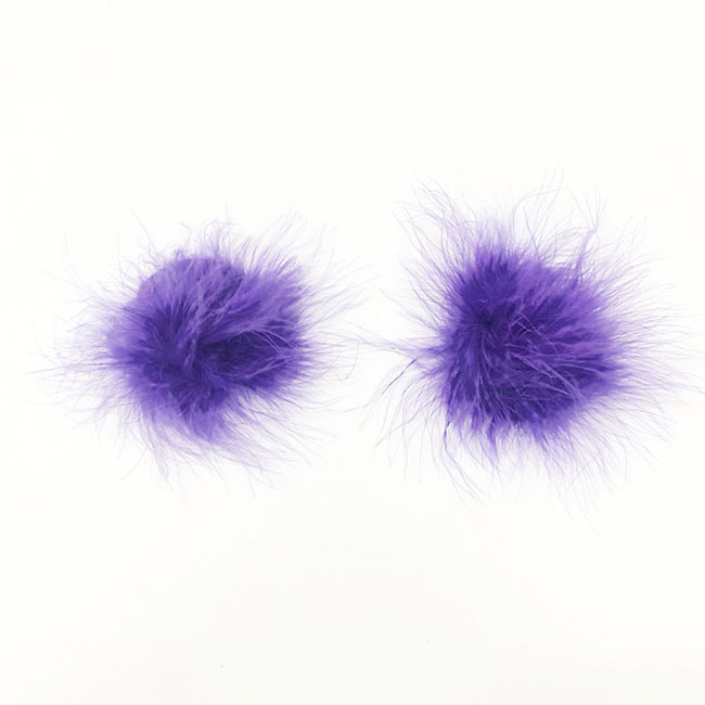 羽毛矽膠乳貼 DC004 (紫)