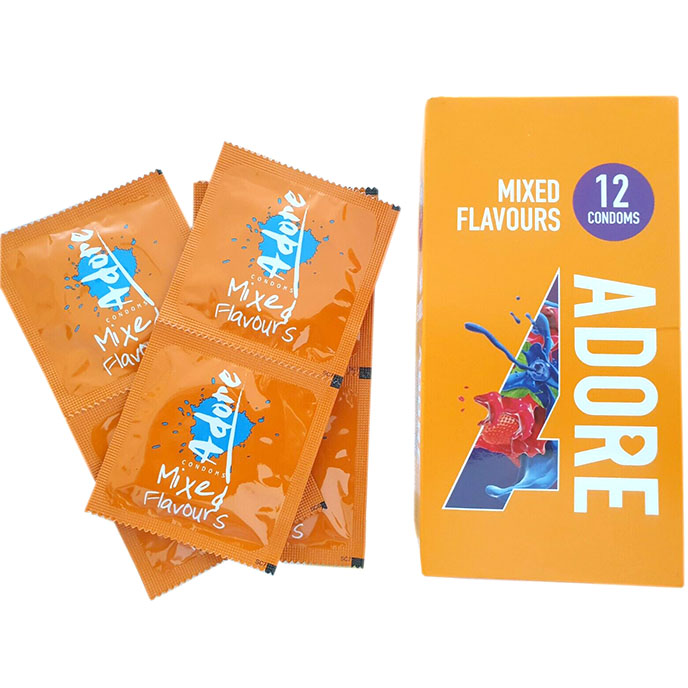 Pasante Adore Flavours 傾慕的氣味安全套 12片