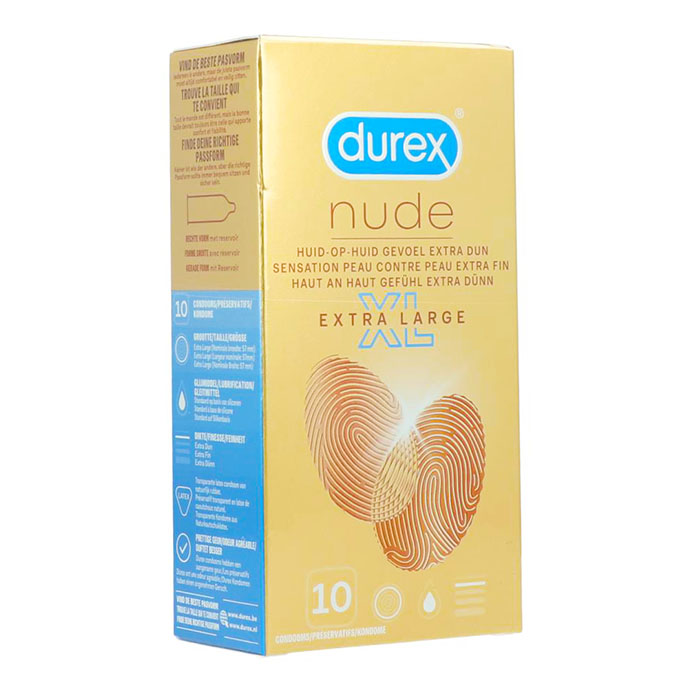 Durex Nude 安全套裸感 XL-10片裝