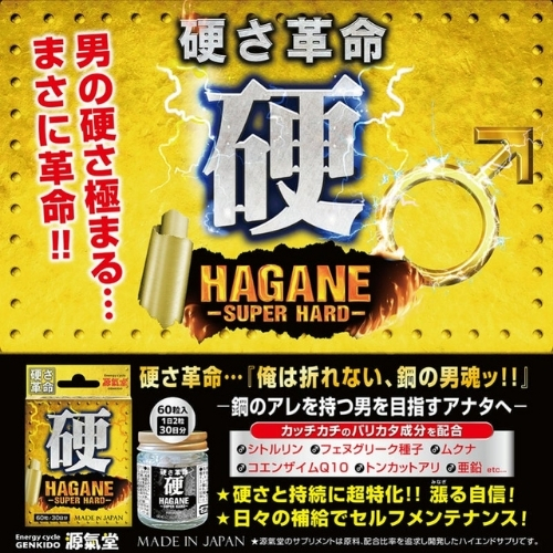 The Alchemist of Ars Magna Aria Magnus HAGANE SUPER HARD 男性增硬補充品 (60粒) 8094