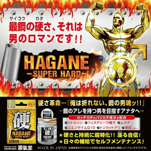 The Alchemist of Ars Magna Aria Magnus HAGANE SUPER HARD 男性增硬補充品 (60粒) 8094